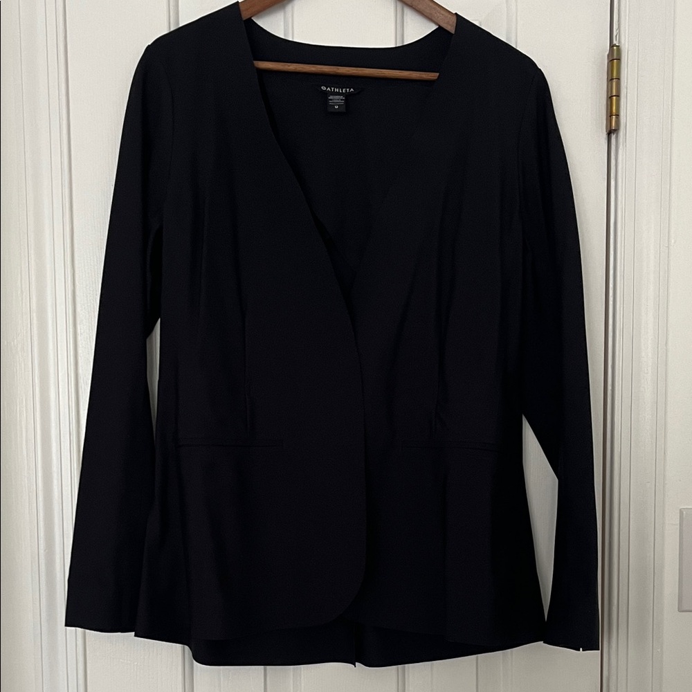 Athleta Women's Travelers Elegant Black Suit Jacket